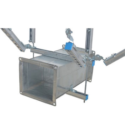 comprare 2000pcs/Hr 15KW Automatic Roll Forming Machine Touch Screen Seismic Support Bracket Machine online manufacture
